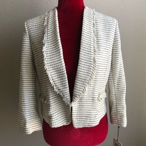 Ivanka Trump ZIP Pocket, Open Front Blazer